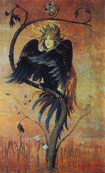 Viktor Vasnetsov Gamayun, The prophetic bird,